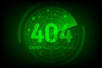 404  error not found page in style scan radar