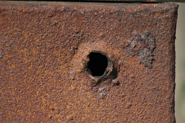 Old rusted iron metal - background for design