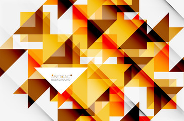 Triangle pattern design background