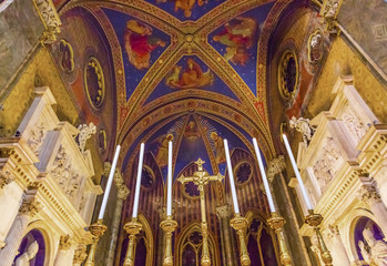 Obraz premium Santa Maria Sopra Minerva Altar Basilica Church Rome Italy