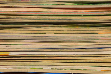Stack of the old journals for background