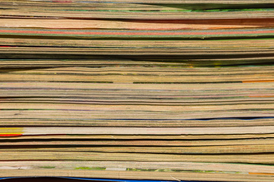 Stack of the old journals for background