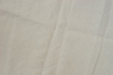 gray linen creased textile background