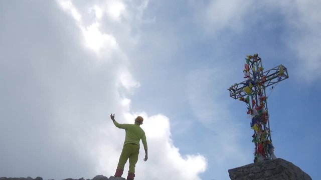 Cielo di montagna time lapse