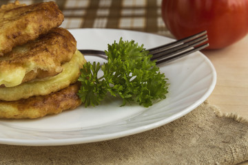 Zucchini pancakes