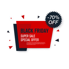 Black friday sale label