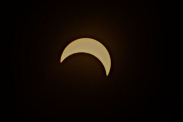 Total Solar Eclipse about Twenty Minutes after Totality