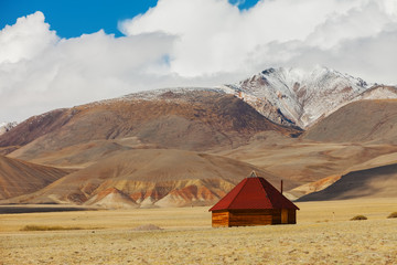 Altai ail in mountains. Russia Siberia