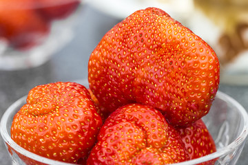 Strawberries in a bowl