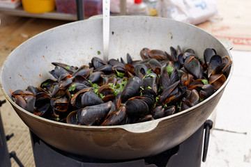 Food Festival with assorted food items. Catering service.