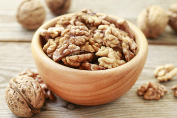 Bowl of walnuts