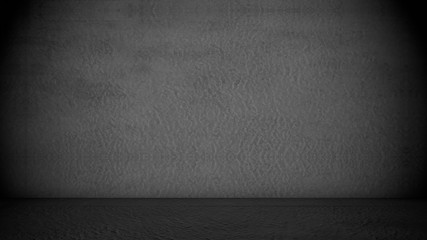 blank concrete room interior mockup background, 3d render