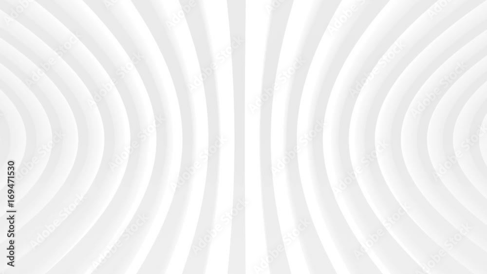 Wall mural abstract white background with bright light. smooth camera motion, seamless looping animation. 3d re