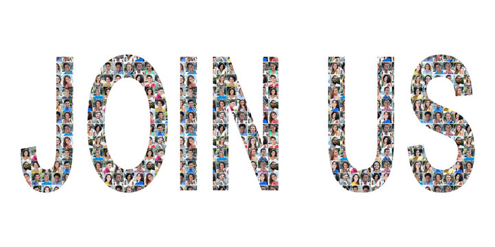 Join Us People Collage Standard
