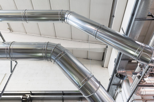 air ducts in a industry