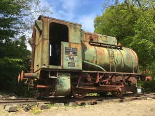 Fototapeta na wymiar Abandoned Locomotive 