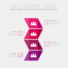 Infographic items for all purpose