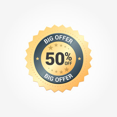 Big Offer 50% Off Medal