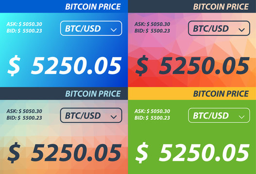 Set Bitcoin price banner