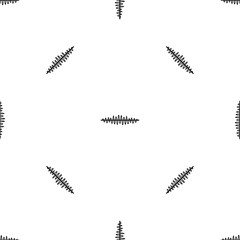 Sound wave pattern seamless black