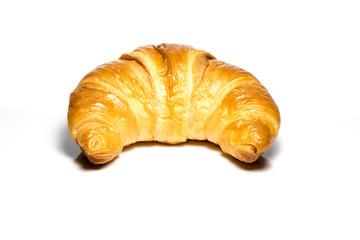 Croissant isolated on white