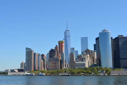Manhattan, NY, new york  skyline, one world trade center