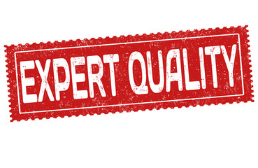 Expert quality sign or stamp