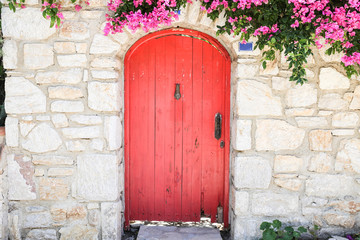 Wooden Door in Old Datca, Turkey
