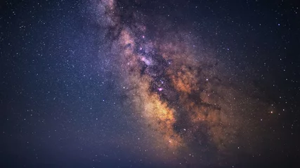 Foto op Canvas Duidelijk Melkwegstelsel in donkere nacht © Ivan Kurmyshov