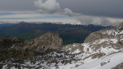 Panorama dalla cima della Grigna Settentrionale