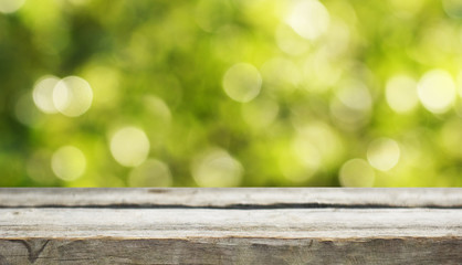 Wooden table background