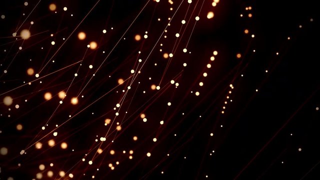 Seamless looping animation featuring sphere and lines. 4K UHD motion background rendered at 16-bit color depth.
