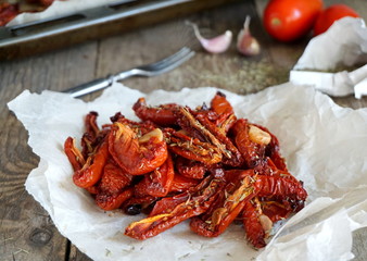 Sun-dried tomatoes with garlic and provence herbs