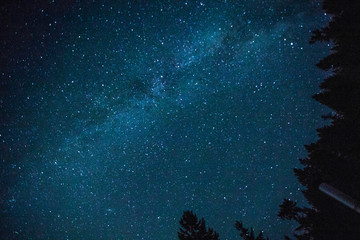 Fototapeta na wymiar Milky Way Night Stars