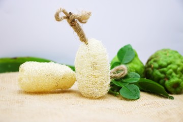 Luffa for cleaning body