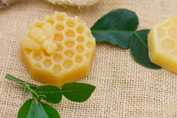 Handmade honey soap 