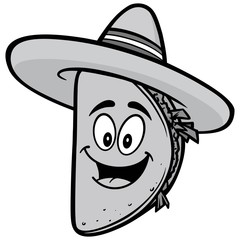 Taco Mascot Illustration