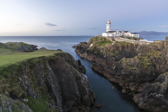 Fanad Head lighthouse, County Donegal, Ulster region, Ireland, Europe.