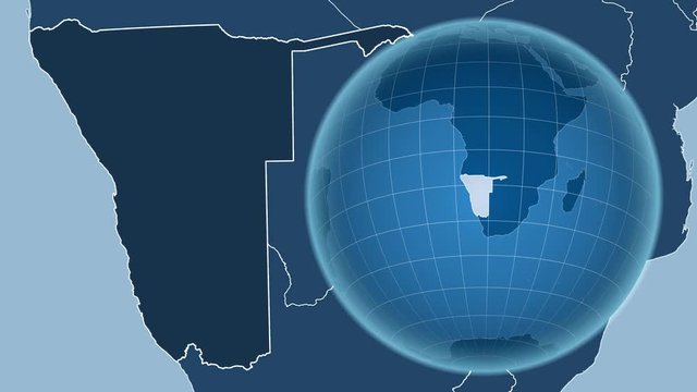 Namibia and Globe. Solids