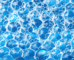 Blue bubbles background