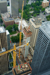 Crane at downtown construction site © David Johnson