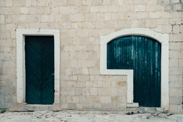 Wooden doors in Montenegro