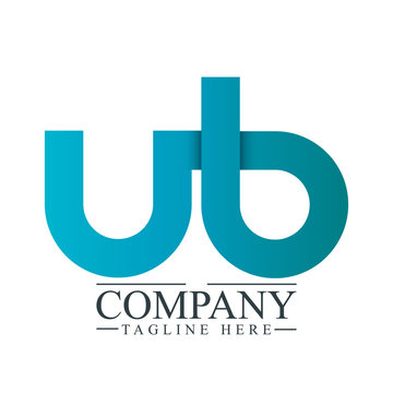 Initial Letter UB Linked Design Logo