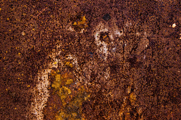 Rust on old wall background,texture