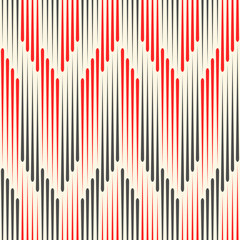 Endless Vertical Black and White Stripe Pattern