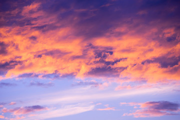 Fototapeta premium Sunset Sky Background
