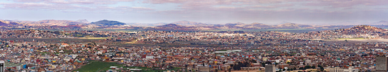 Fototapeta premium panorama of Antananarivo capital of Madagascar