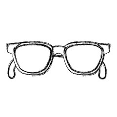 eye glasses isolated icon vector illustration design