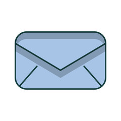 envelope mail isolated icon vector illustration design