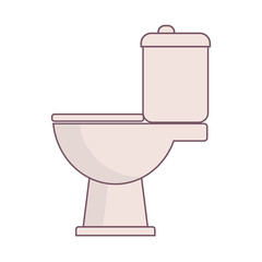 toilet icon over white background vector illustration